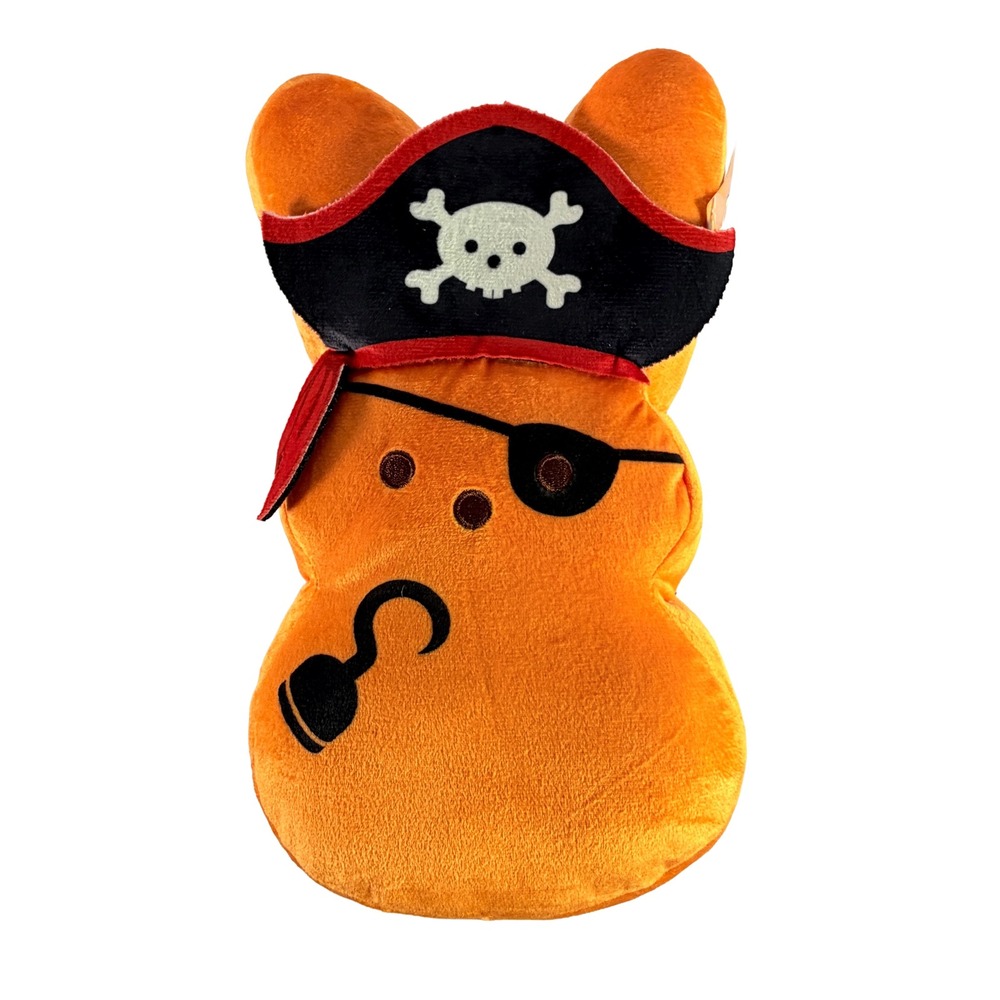 Dan Dee Peeps Orange Pirate Bunny Plush Halloween 11" Easter Stuffed Animal